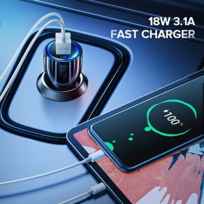 Universal Car Charger with Dual USB - Imagen 3