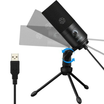 Metal USB Microphone with Tripod - Imagen 5