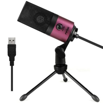 Metal USB Microphone with Tripod - Imagen 4