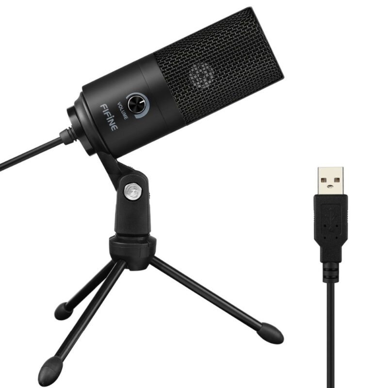 Metal USB Microphone with Tripod