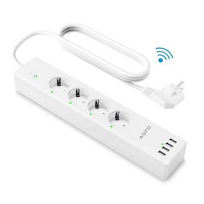 USB and EU Smart WiFi Power Strip - Imagen 3