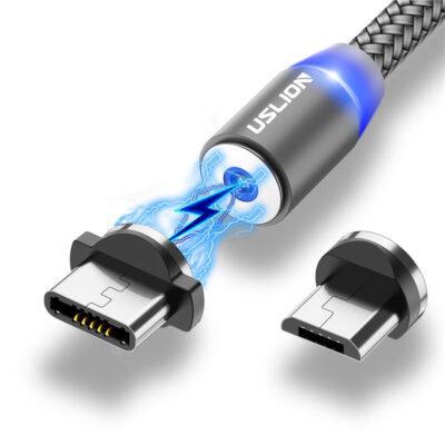 Magnetic USB Fast Charging Micro / Type C Cable - Imagen 2