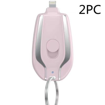 Keyring Charging Bank Wireless Portable 1500 Mah Emergency Power Supply Telescopic Small Mobile Power Supply - Image 8