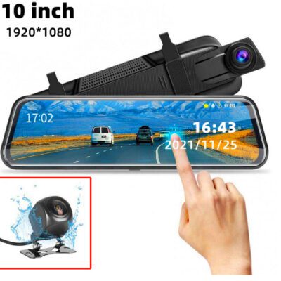 Front and Rear Dual Recording Rear View Mirror Dash Cam - Image 8