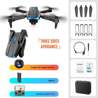 4K Dual Camera Remote Control Three-sided Obstacle Avoidance Drone - Image 7