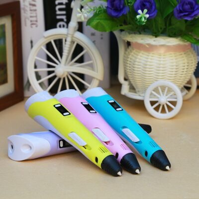 3D print pen 3D pen two generation graffiti 3D stereoscopic paintbrush children puzzle painting toys - Image 4