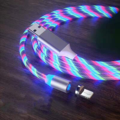 Magnetic Charging Cable Streamer Fast Charging Cable Lighting Micro USB Cable LED Magnet Charger Type-C Cable - Image 6