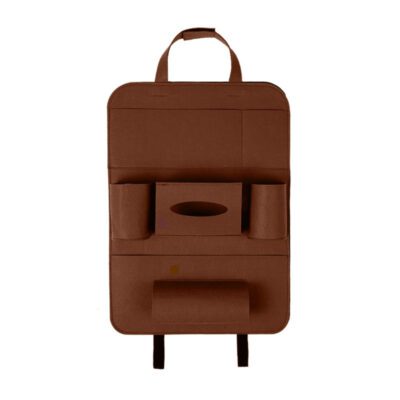 Auto Car Backseat Organizer Car-Styling Holder Multi-Pocket Seat Wool Felt Storage Multifunction Vehicle Accessories Bag - Imagen 8