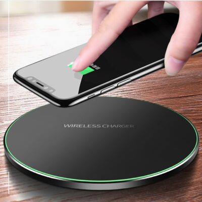 Wireless Charger For I-Phone Fast Wireless Charging Pad For Sam-sung High Speed - Image 3