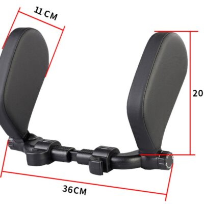 Car headrest pillow Sleep Adjustable Side Car Soft Travel Seat Headrest Auto Leather Support Neck Pillow Cushion car accessories - Image 6