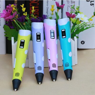 3D print pen 3D pen two generation graffiti 3D stereoscopic paintbrush children puzzle painting toys - Image 2