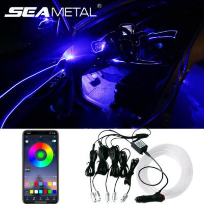 Car Fiber Optic Ambient Light Modified Car Interior Cool Light APP Rhythm Light - Image 2