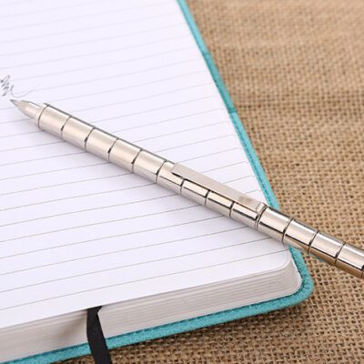 Stress Reducer Relief Toys Gift Box funny black golden kits Fidget magnetic polar pen with stylus ball pen - Image 5