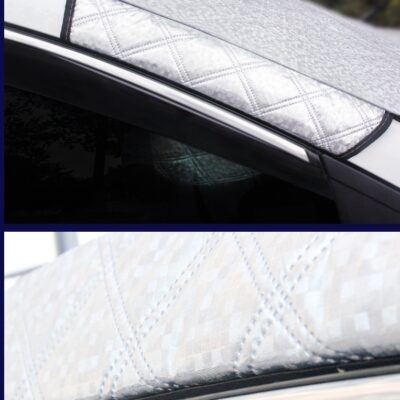 Car snow block front windshield antifreeze cover winter front gear snowboard windshield snow cover frost guard - Image 2