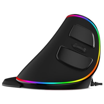 Vertical Ergonomic Snail RGB Anti-Mouse Hand Wired Mouse - Image 5