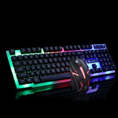 GTX300 Gaming CF LOL Gaming Keyboard Mouse Glowing Set - Image 2