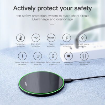 Mobile phone wireless charger fast charge - Imagen 4