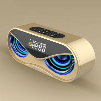 Colorful lights, dual speakers, digital buttons, song, Bluetooth speaker - Image 8