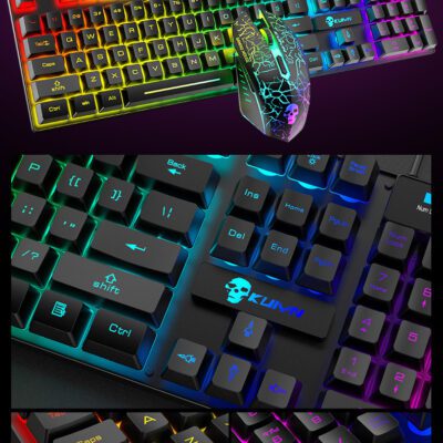 Kuiying T6RGB Luminous Keyboard And Mouse Set - Image 3