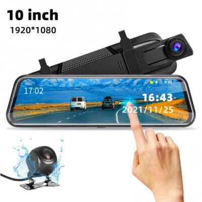 Front and Rear Dual Recording Rear View Mirror Dash Cam - Image 10