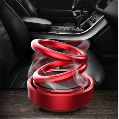 Solar Auto Rotation Car Air Freshener Perfume Seat - Image 4