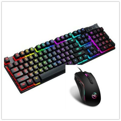 Gaming Usb Luminous Wired Keyboard Floating Manipulator - Imagen 5