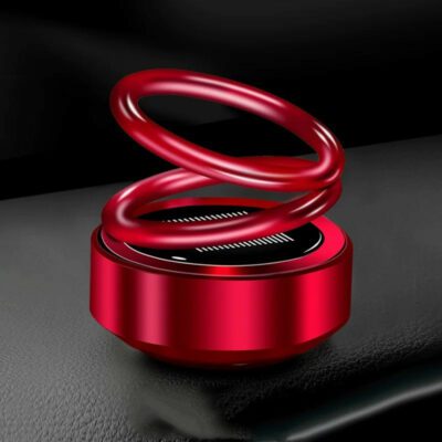 Solar Auto Rotation Car Air Freshener Perfume Seat - Image 10