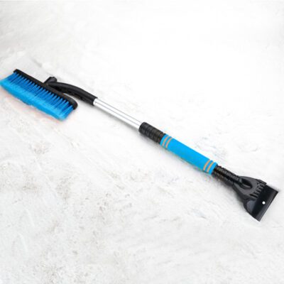 Car Cleaning Brush Ice Scraper Detachable Snow Shovel Brush Dust Remove Brush Auto Windshield Extendable Snow Brush Foam Handle - Imagen 6