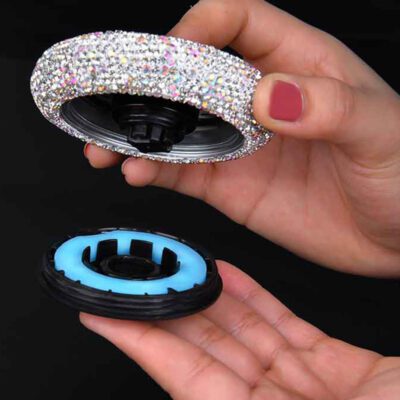 Crystal Diamond Car Air Freshener Perfume Accessories Car Decoration Solid Perfume - Image 5