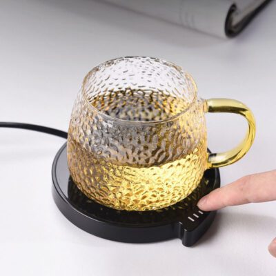 Smart Coffee Mug Cup Warmer For Office Home With Three Temperature Waterproof Thermostatic Heat Cup Pad - Image 8