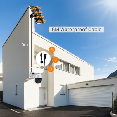 Solar Powered Wireless WiFi Surveillance Camera - Imagen 2