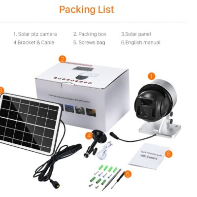 Solar Powered Wireless WiFi Surveillance Camera - Imagen 4