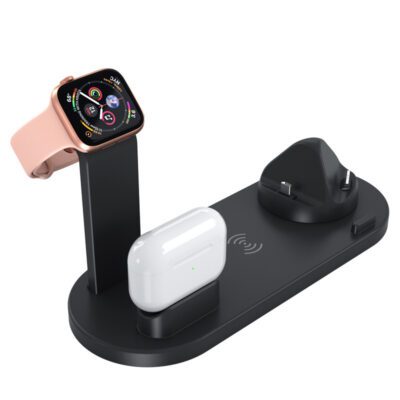 Three-In-one Wireless Charger Watch Headset Wireless Charger Bracket - Image 4