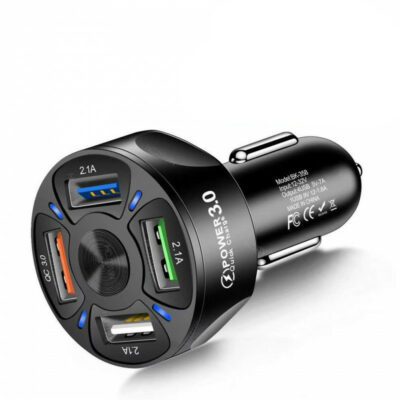 Fast Charge Car Charger One For Four Car Mobile Phone Charger Car Charger - Imagen 4