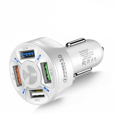 Fast Charge Car Charger One For Four Car Mobile Phone Charger Car Charger - Imagen 5