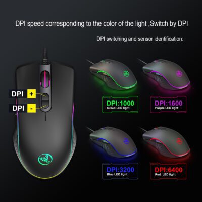 Glowing Gaming Mouse Gaming Wired Mouse - Image 2