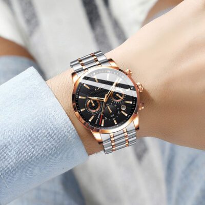 Men Fashion Sport Quartz Clock Mens Watches - Imagen 7