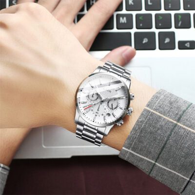 Men Fashion Sport Quartz Clock Mens Watches - Imagen 5