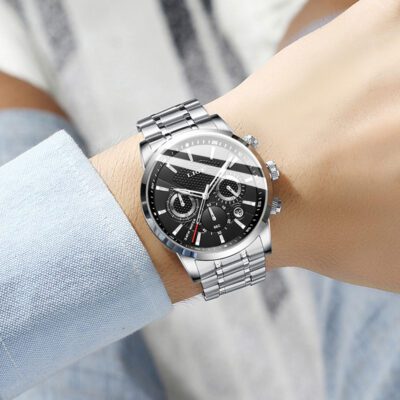 Men Fashion Sport Quartz Clock Mens Watches - Imagen 6