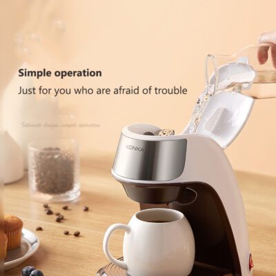 New Coffee Machine Fully Automatic Home Office Mini American Small Portable Coffee Maker - Image 2