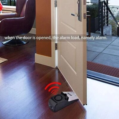 Electronic Burglar Alarm Intelligent Home Security Wedge Door Stop Alarm System Device Hotel Intruder Alert Detection - Image 4