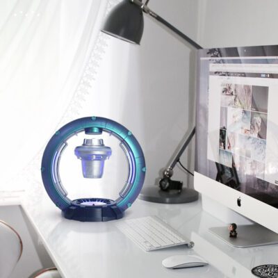 Magnetic Levitation Spacecraft UFO With Magnetic Levitation Function Bluetooth Speaker With Breathing Light - Image 2