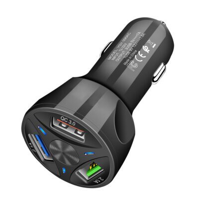 Fast Charge Car Charger One For Four Car Mobile Phone Charger Car Charger - Imagen 7