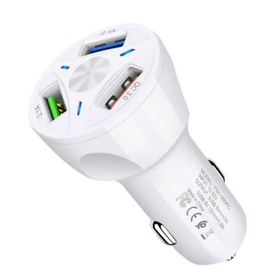 Fast Charge Car Charger One For Four Car Mobile Phone Charger Car Charger - Imagen 6