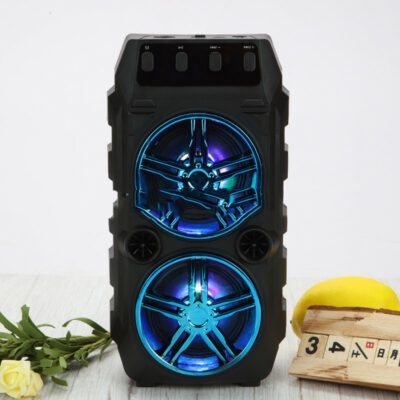 Wireless Bluetooth Speaker Dual Speakers Outdoor Portable Loud Speaker - Image 4