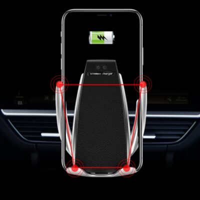 Car Wireless Charger 10W Induction Car Fast Wireless Charging With Car Phone Holder S5 - Image 7