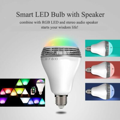 Creative Home LED Smart Bluetooth Speaker E27 Bulb Light - Image 3