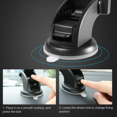 Car Phone Holder Long Rod Telescopic Car Dashboard Suction Cup Type - Image 5