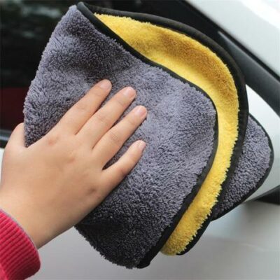 Two-color Couble-sided Car Dual-use Cleaning Car Wash Towel - Image 4