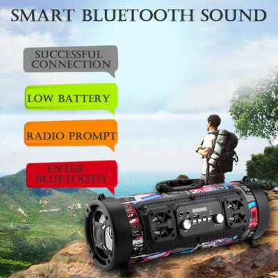 High-power Portable Waterproof Wireless Bluetooth Speaker - Image 3